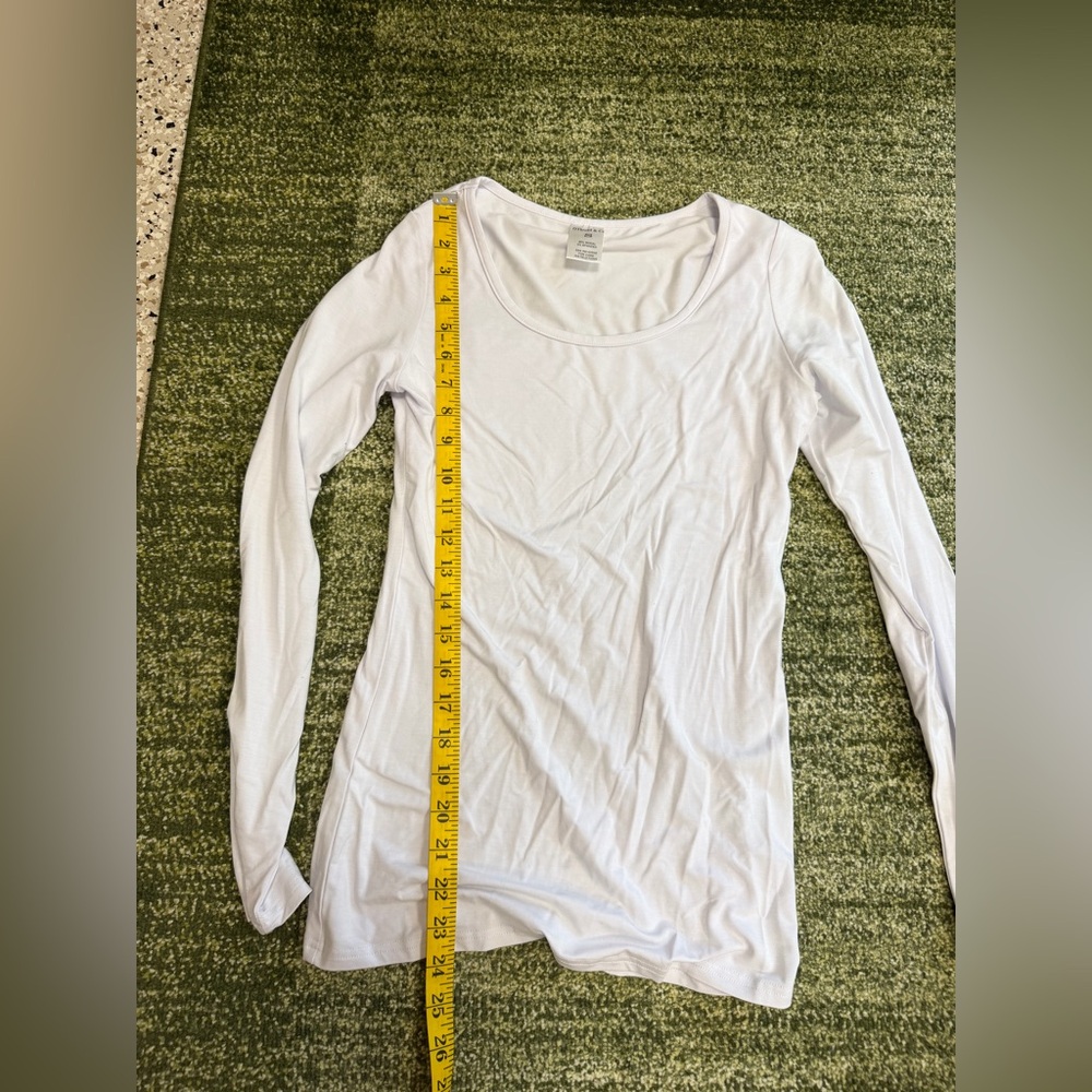 O thread white long sleeve tee - Picture 5 of 5